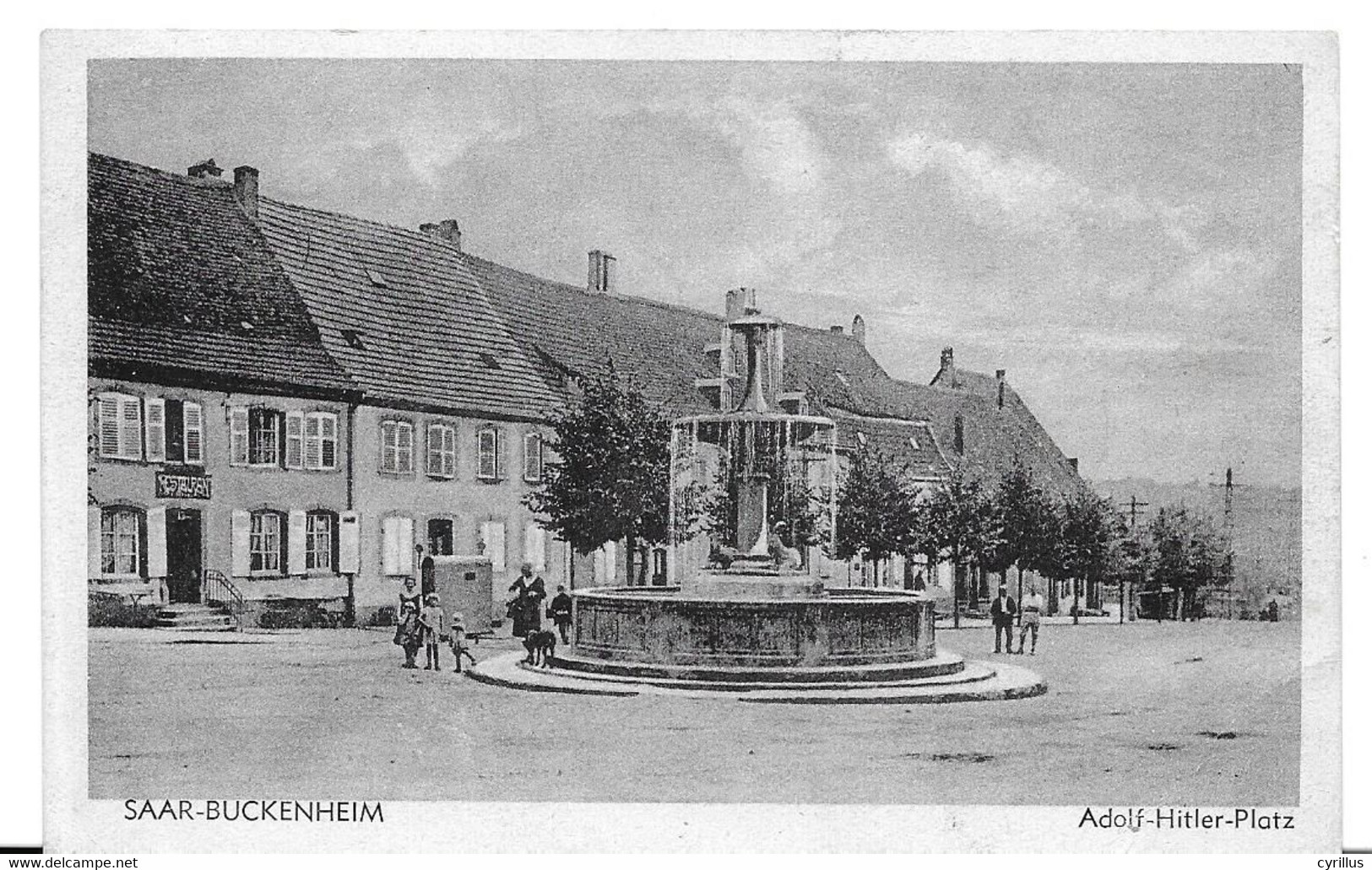 67 - SAAR-BUCKENHEIM - Adolf-Hitler-Platz - Sarre-Union