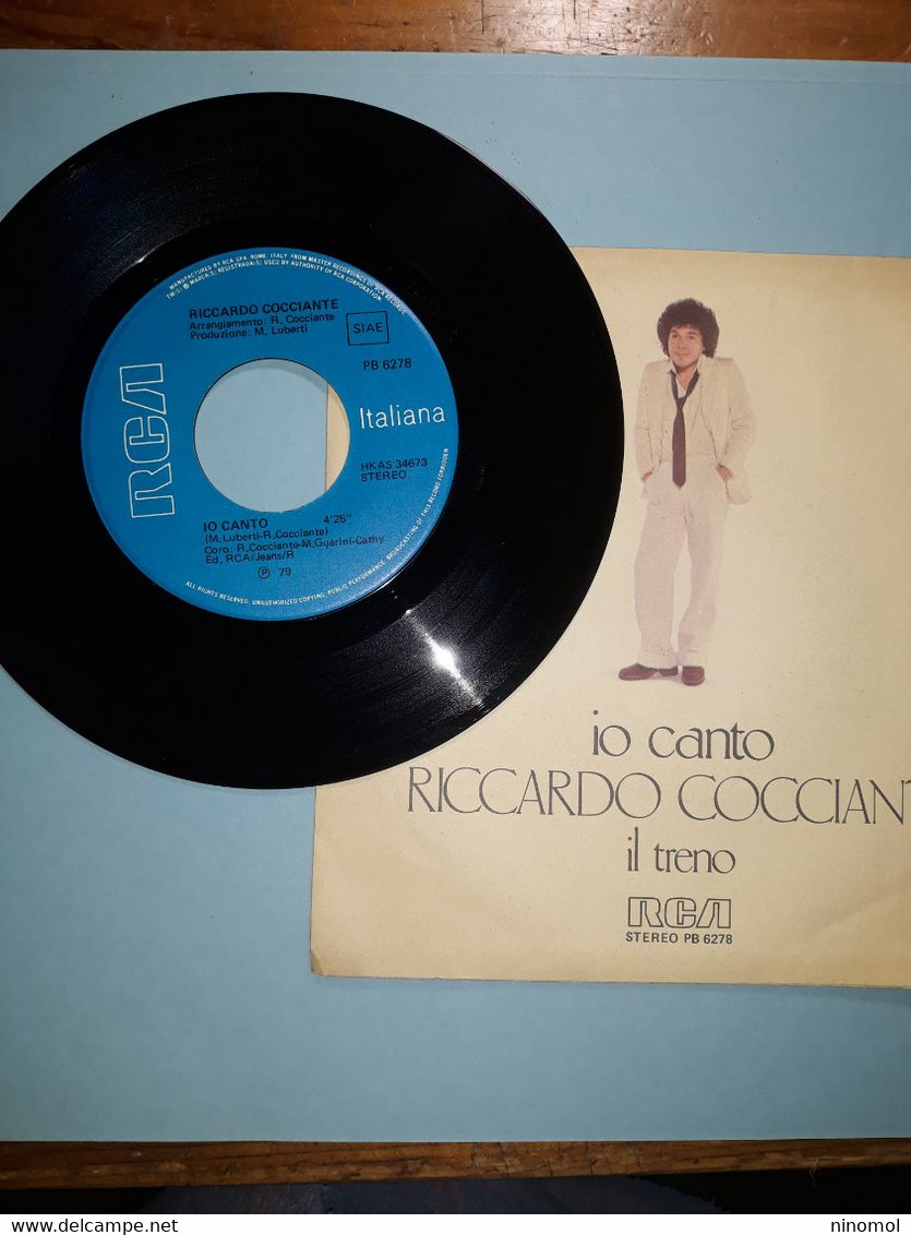 Riccardo Cocciante -   1979.  Ed. RCA - PB 6278  -  Io Canto - Soul - R&B