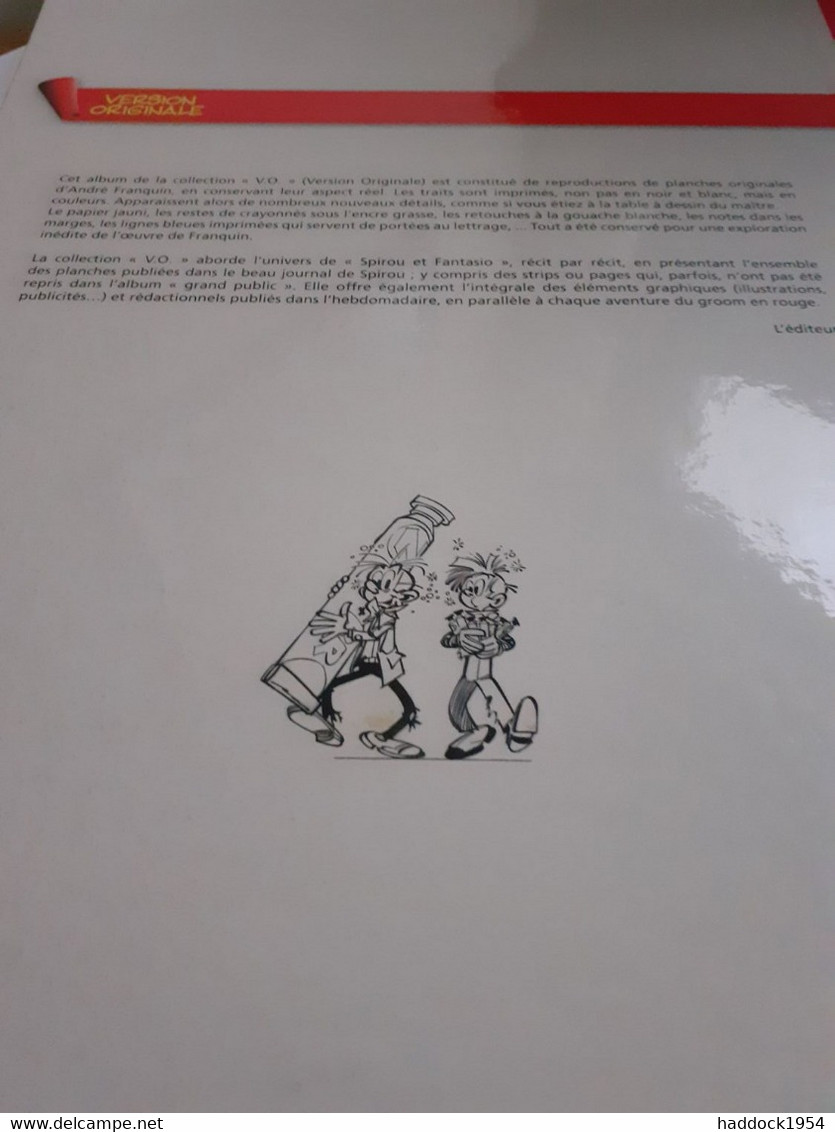 L'ombre Du Z Spirou  FRANQUIN JIDEHEM Et GREG Marsu Productions 2012 - Erstausgaben