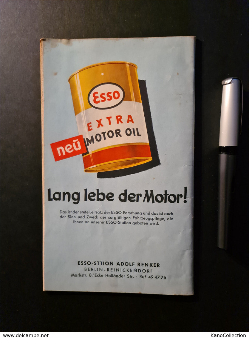 Adolf Renker's Esso-Tankpost, Nr. 7 1957, 32 Seiten - Auto & Verkehr