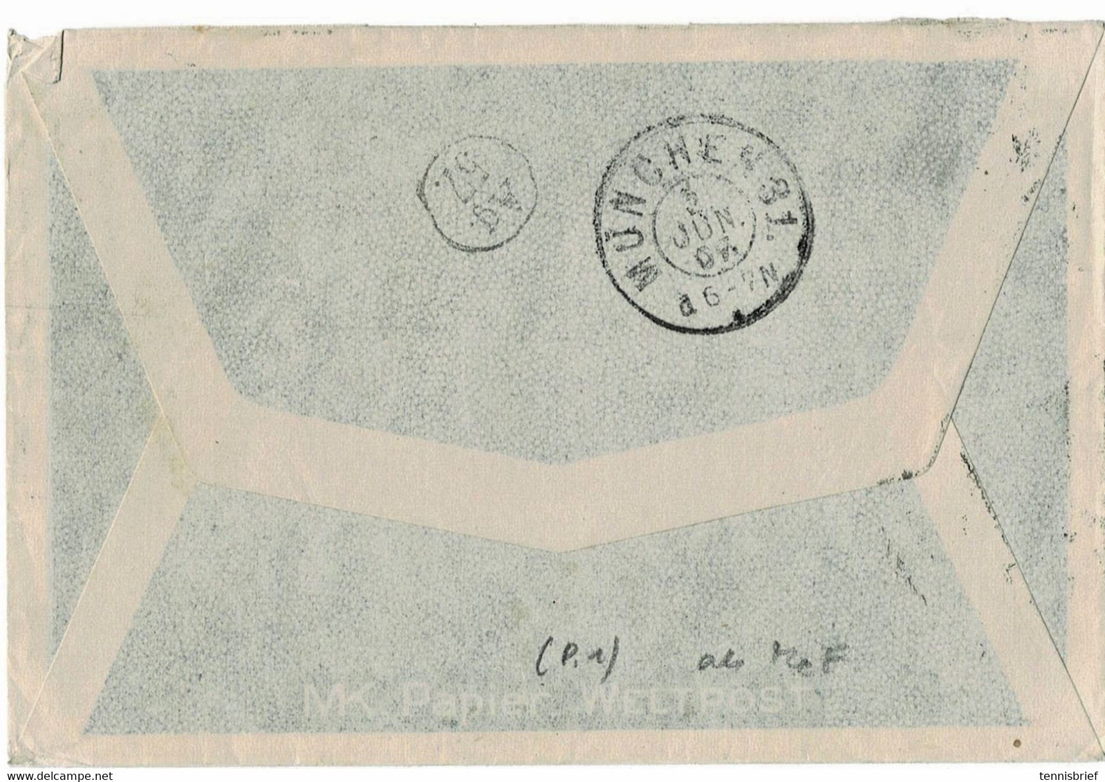 1907, " GENEVE " Rasierklingen-Stp. , A5890 - Briefe U. Dokumente