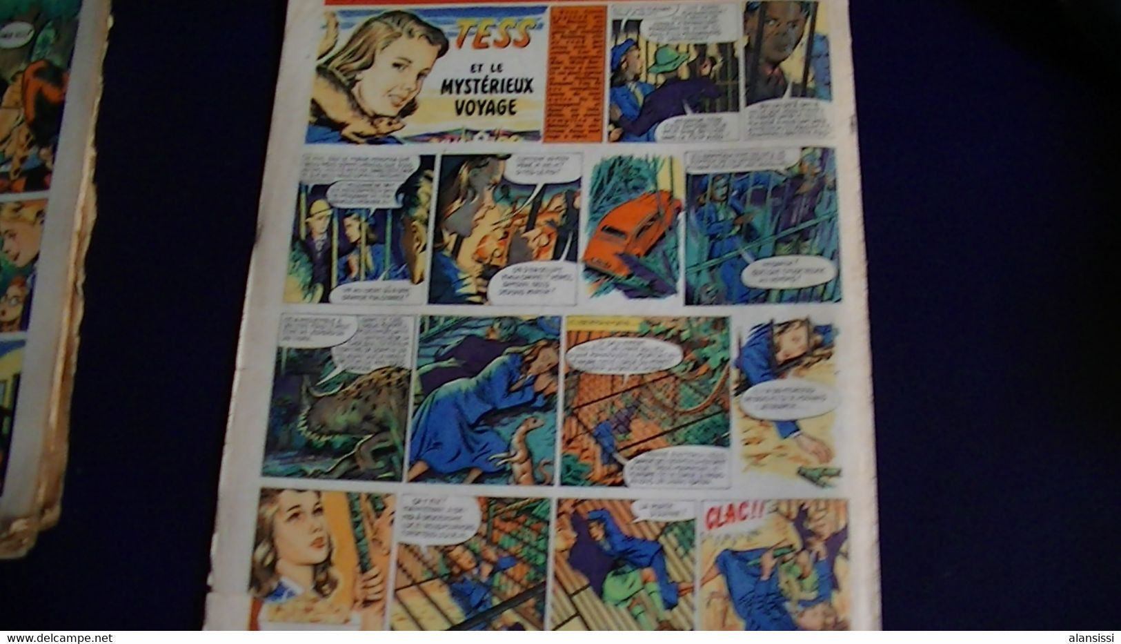 LINE N° 6    Bon état  Mais Quelques Coupures Et Manque Une Vignette Coin Gauche 1955 16 Pages  Grand Format  25 X 31 - Line
