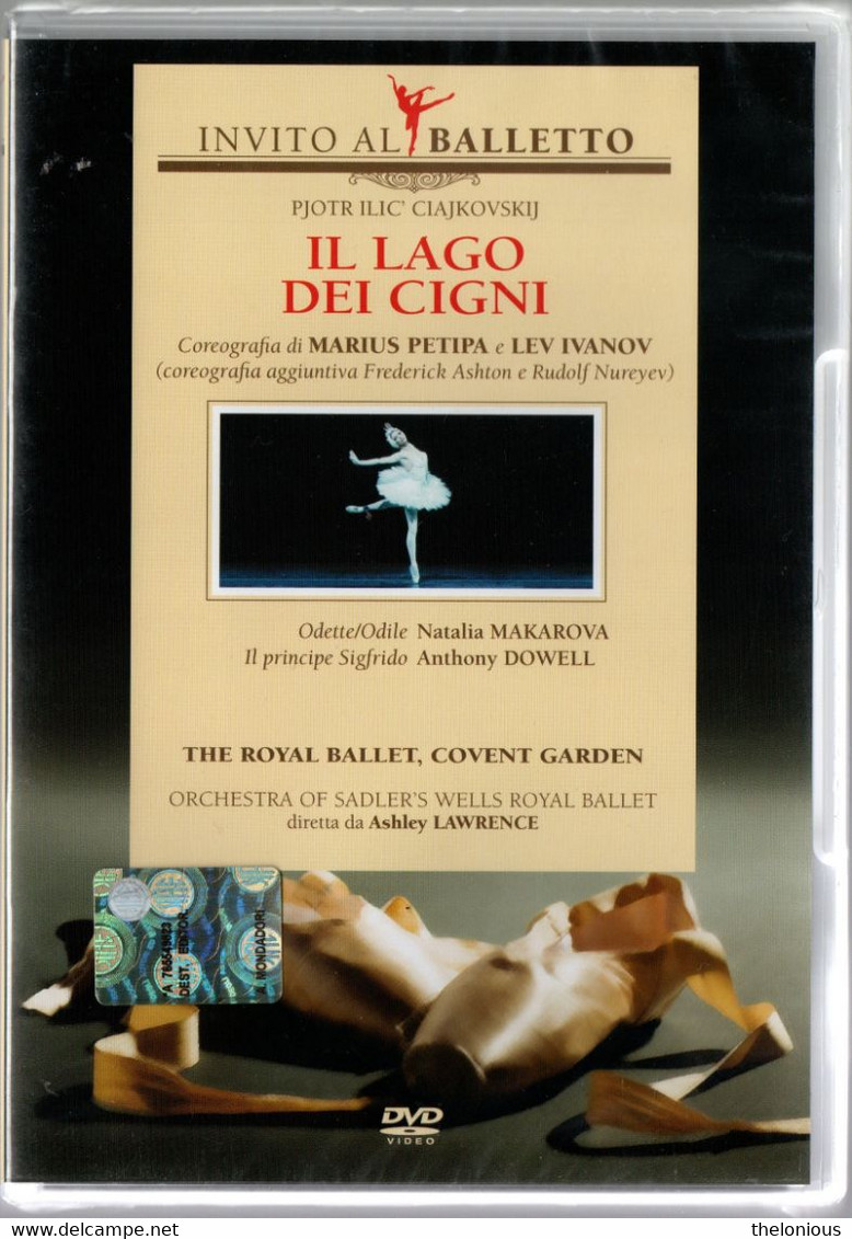 # DVD: P.I. Ciajkovskij - Il Lago Dei Cigni - M. Petipa, L. Ivanov (sigillato) - Konzerte & Musik