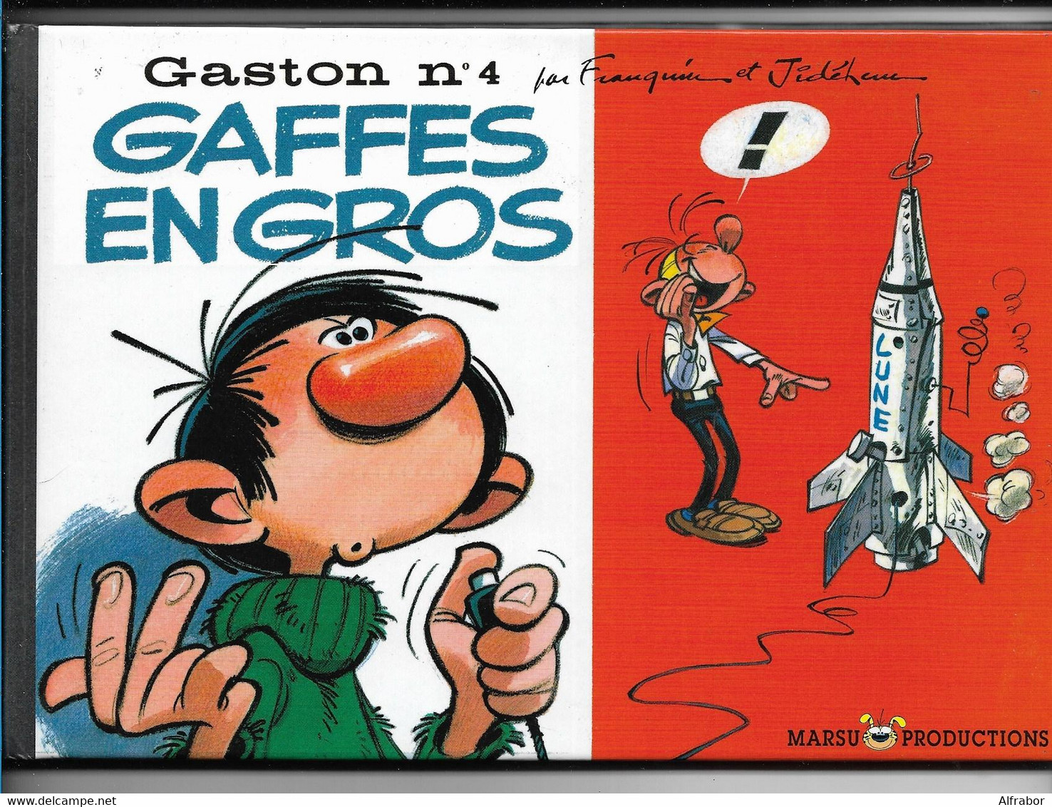 GASTON - Lot N° 1 à 5 -  Format à L'italienne RE Fac-Similé - LE SOIR  - Marsu Productions 2006 Franquin Spirou Dupuis - Franquin