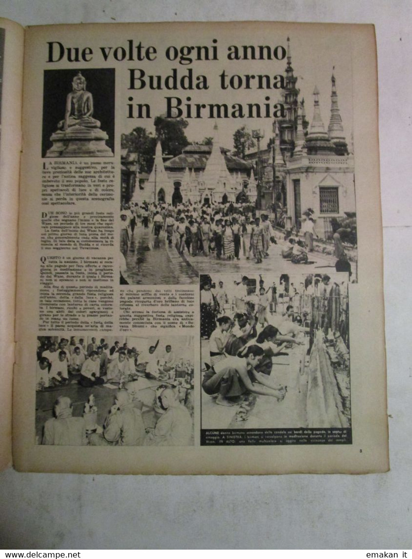 # IL GIORNO DEI RAGAZZI N 14 / 1961 DUE VOLTE OGNI ANNO BUDDA TORNA IN BIRMANIA - Eerste Uitgaves