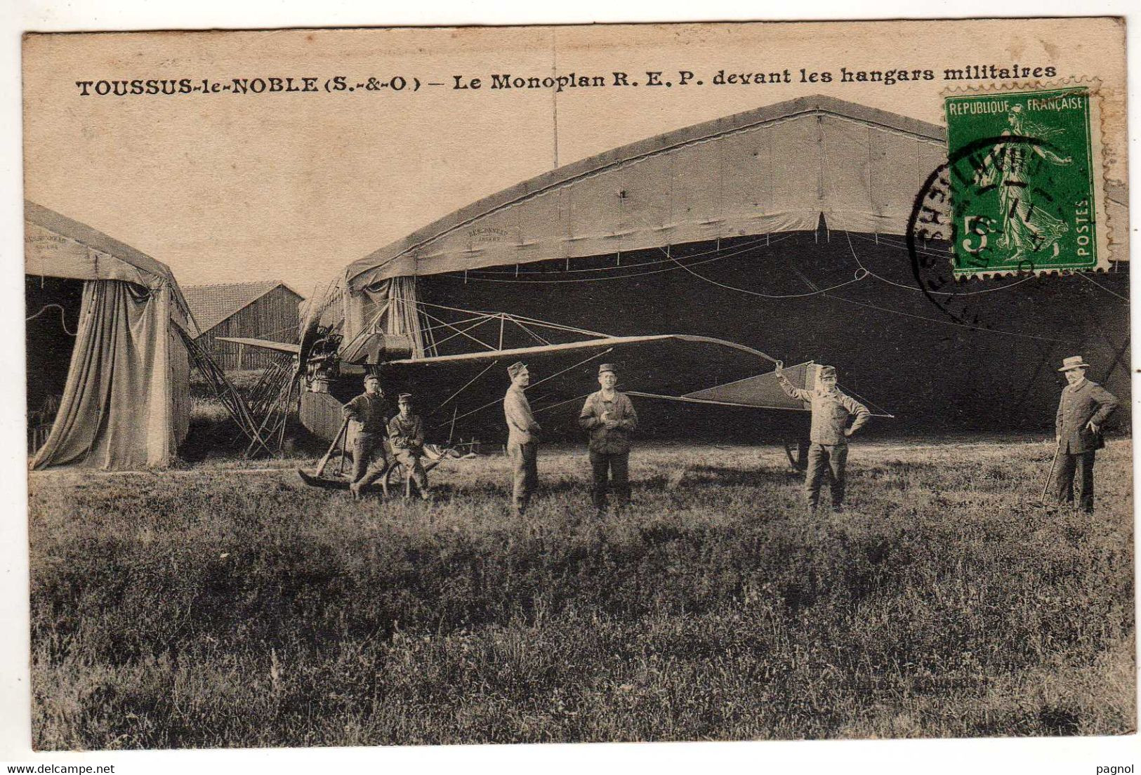 78 : Toussus-le-Noble : Aviation :Le  Monoplan R.E.P. ( N° 1 ) - Toussus Le Noble