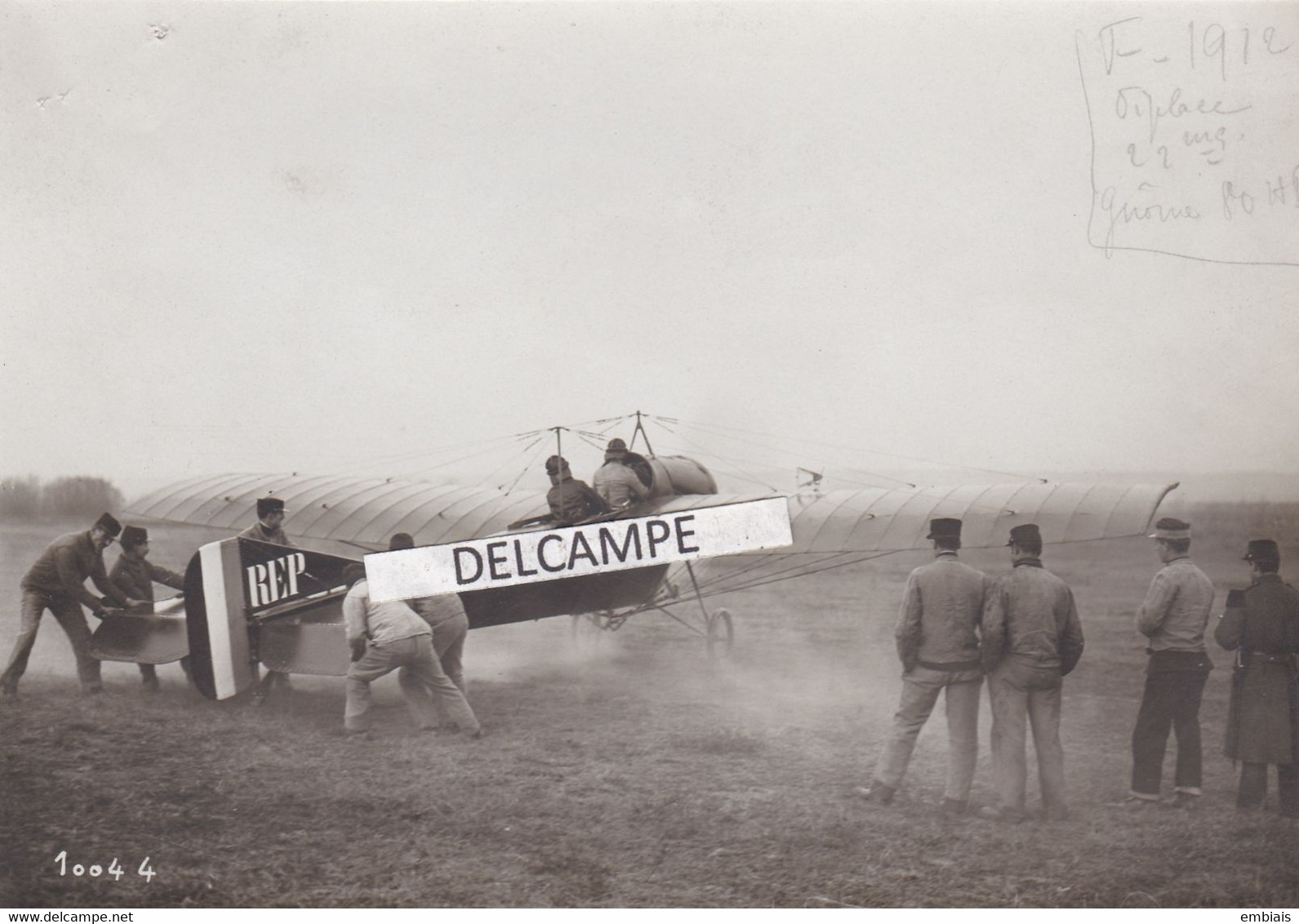 TOUSSUS LE NOBLE - Avion R.E.P - F 1912 Biplace 22ème Gnôme 80 HP De L'École D'Aviation De L'Aviateur R.Esnault Peltier - Aviation