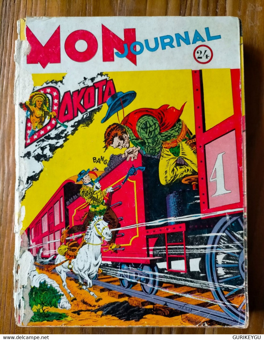 RARE Album Mon Journal DAKOTA N° 24 Avec N° 35.36.37.38.39  Dedans  De 1957 Professeur Pipe - Sagédition