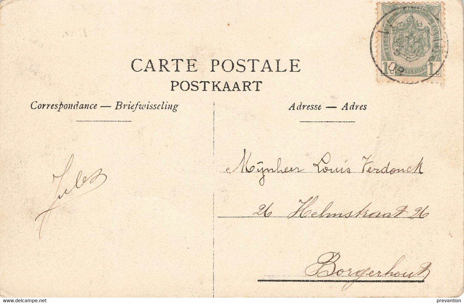 HOVE - Château Hoveberg - Carte Circulé En 1903 - Hove