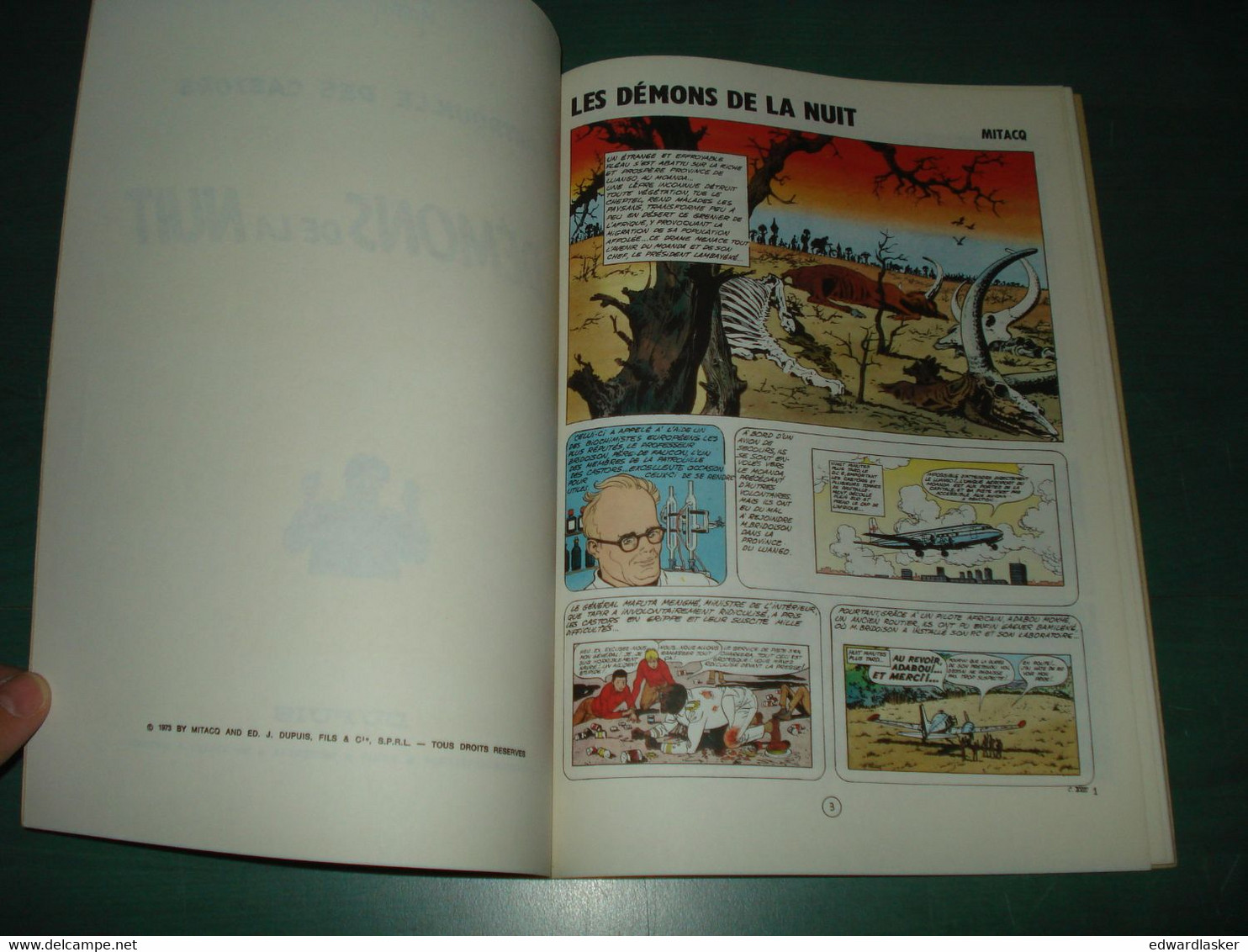 La PATROUILLE Des CASTORS 18 : Les DEMONS De La NUIT - EO DUPUIS 1973 - Très Bon état [2] - Patrouille Des Castors, La