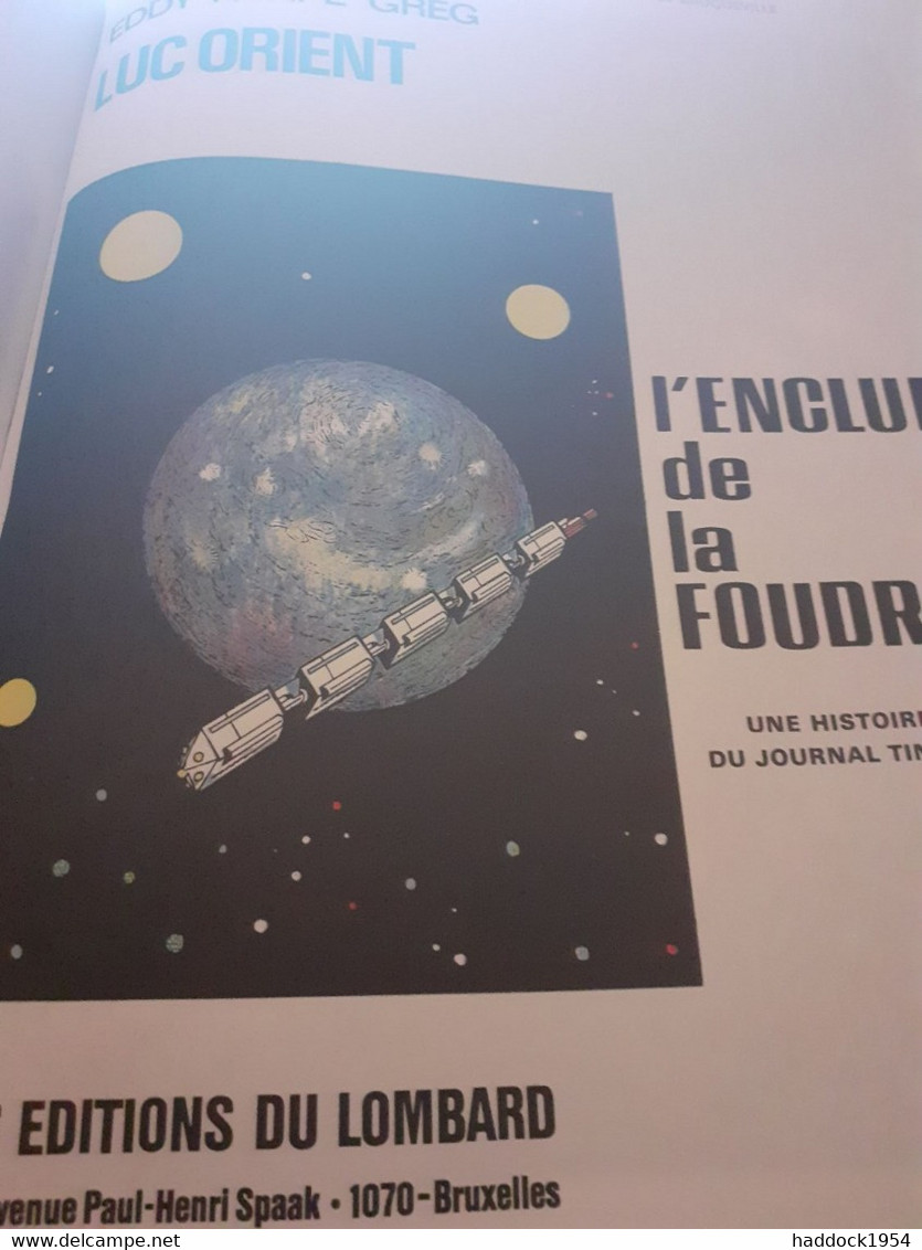 L'enclume De La Foudre  EDDY PAAPE GREG Le Lombard 1978 - Luc Orient