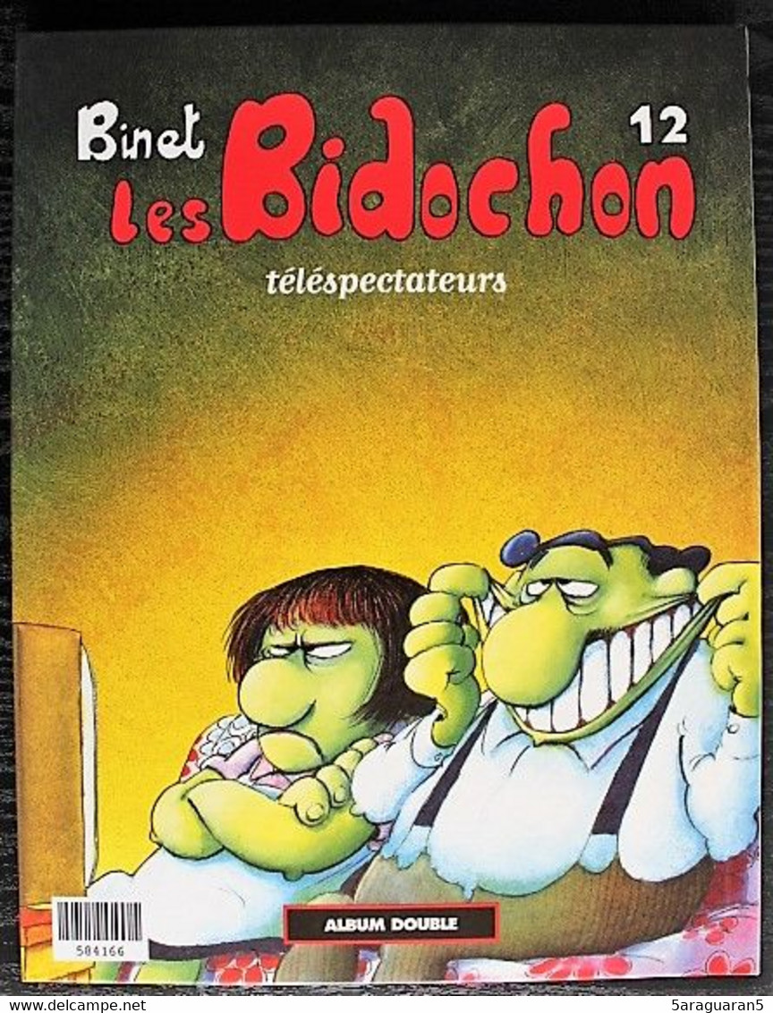 BD LES BIDOCHON - Matin Midi Et Soir Suivi De ... / Télespectateurs - Album Double - Bidochon, Les