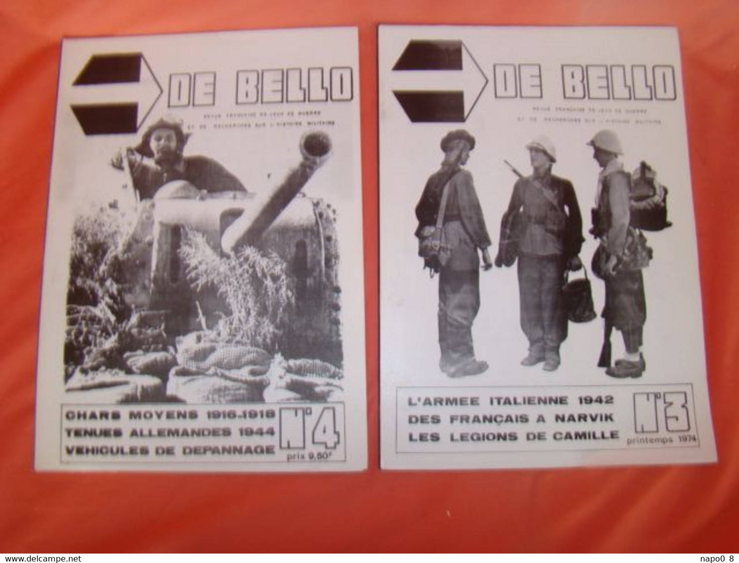 Lot De 5 Revues " DE BELLO " ( De 1973 à 1977 ) - French