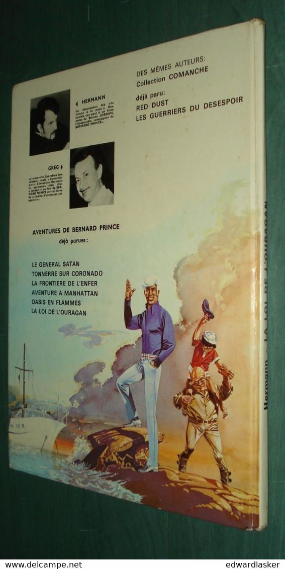 BERNARD PRINCE : La LOI De L'OURAGAN - EO DARGAUD 1973 - Bernard Prince