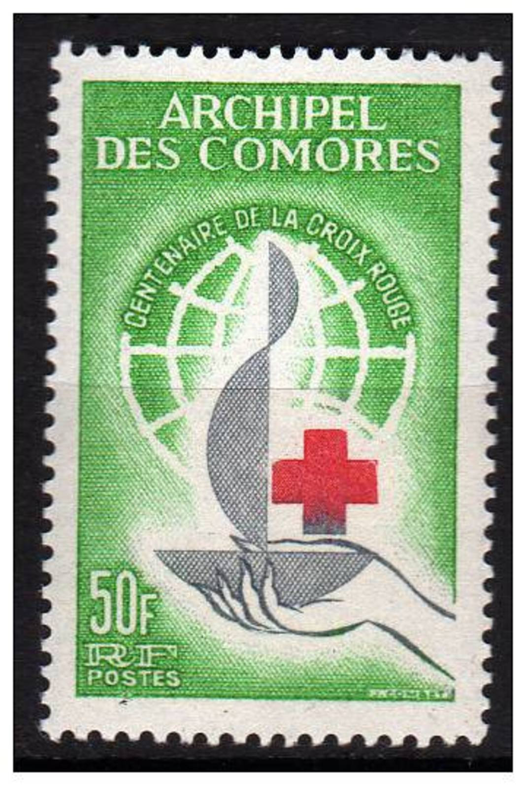 COMORES N° 27 XX Centenaire De La Croix Rouge Internationale - Autres & Non Classés