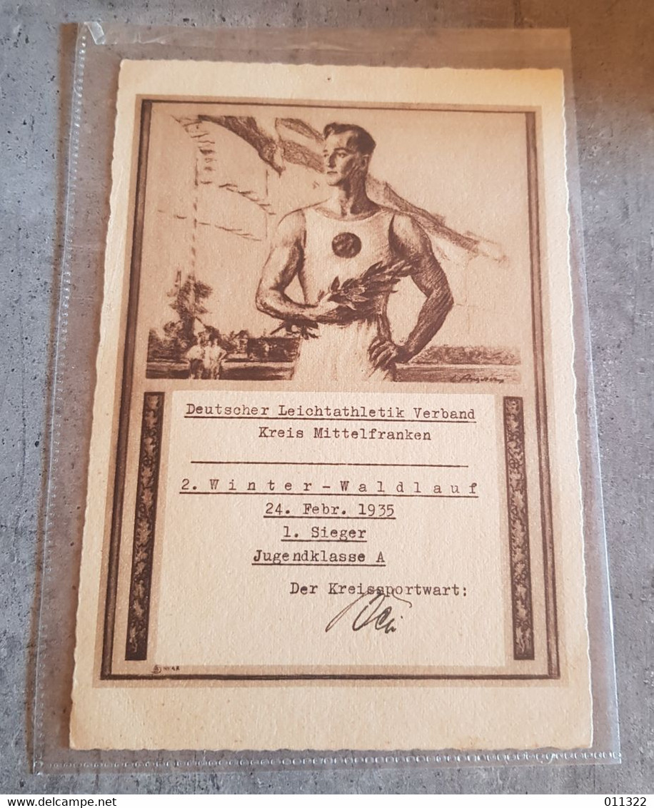 GERMANY GERMAN WINTER ATHLETICS ASSOCIATION YEAR 1935 - Markenheftchen