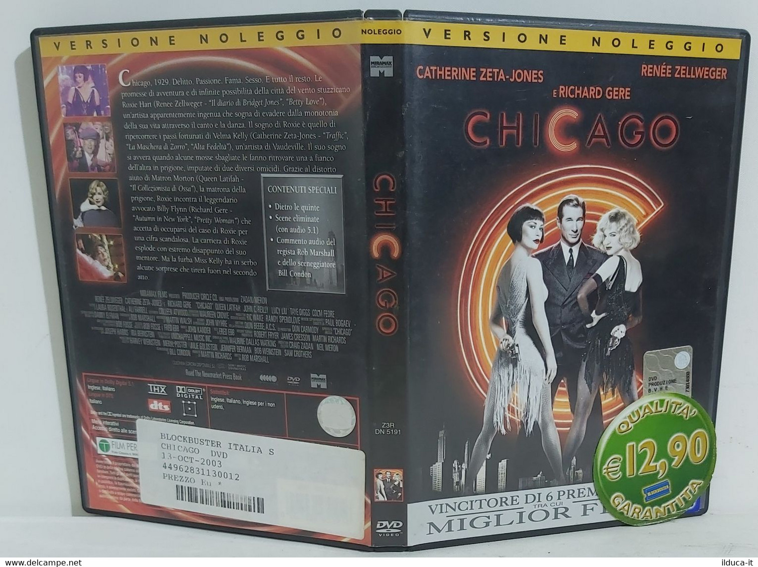 I101432 DVD - Chicago - Catherine Zeta-Jones Renée Zellweger Richard Gere - Comédie Musicale