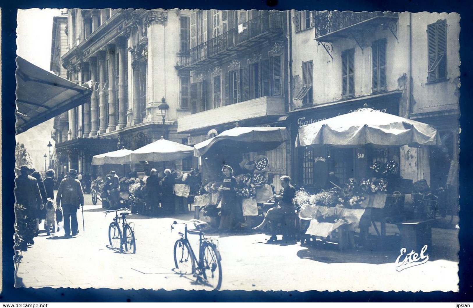 Cpsm Du 06 Nice Le Marché Aux Fleurs     SPT21-32 - Marchés, Fêtes