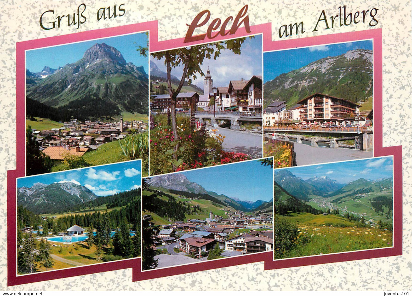 CPSM Lech Am Arlberg-Multivues-Beau Timbre     L1030 - Lech