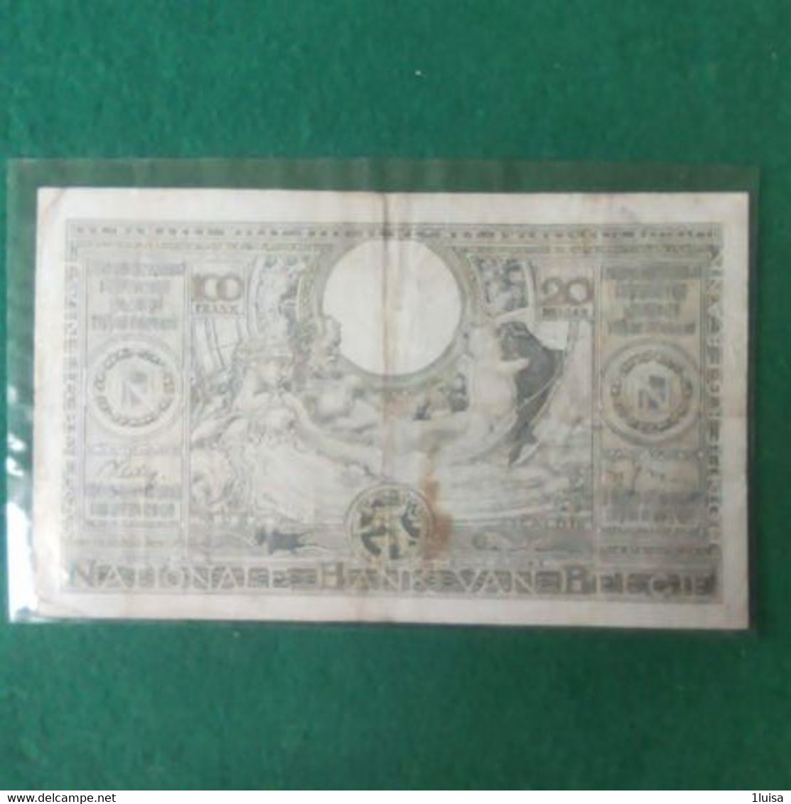 BELGIO 100 FRANCS 1939 - 100 Francs & 100 Francs-20 Belgas