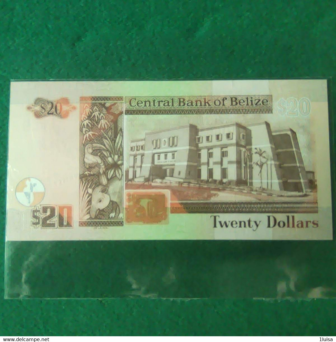 BELIZE  20 DOLLARS 2012 - Belize