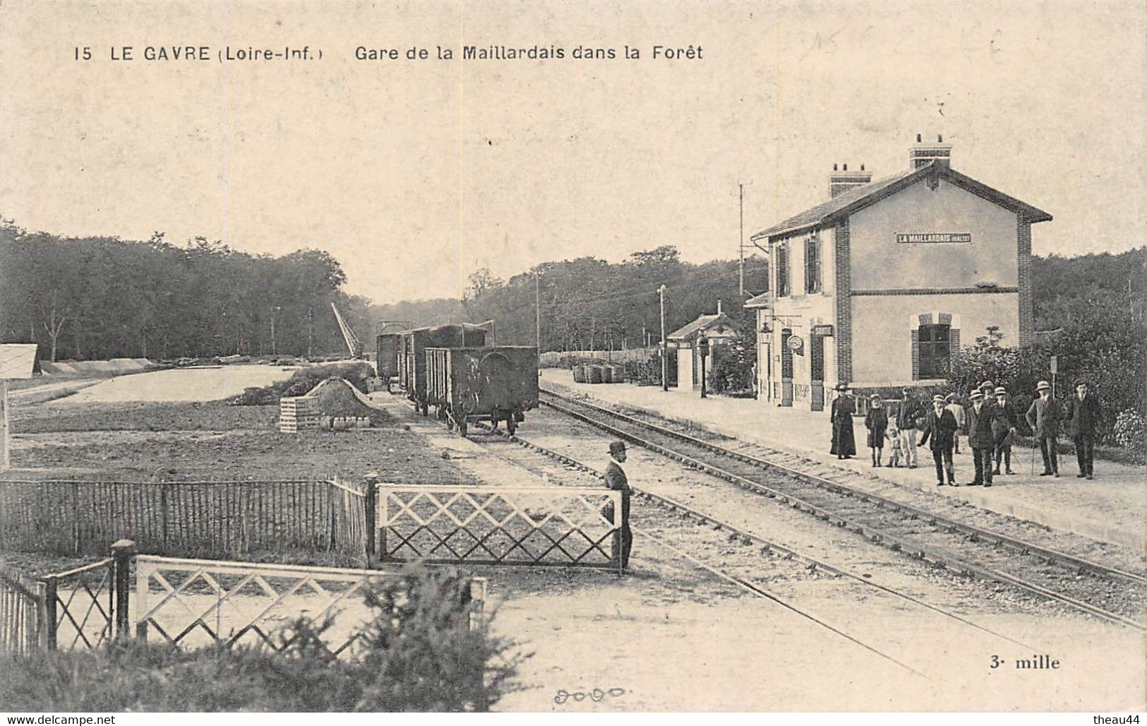 ¤¤  -  LE GAVRE   -  Gare De La Maillardais Dans La Forêt   -  Train , Chemin De Fer      -  ¤¤ - Le Gavre