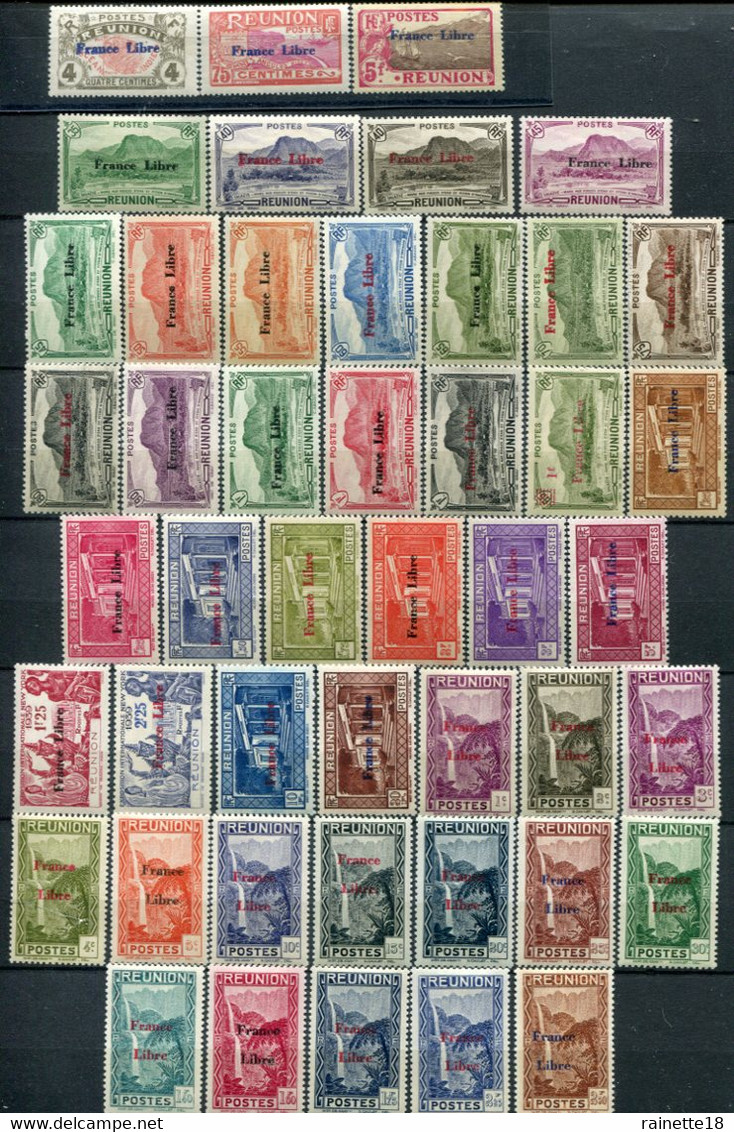 Réunion        187/232  * - Unused Stamps