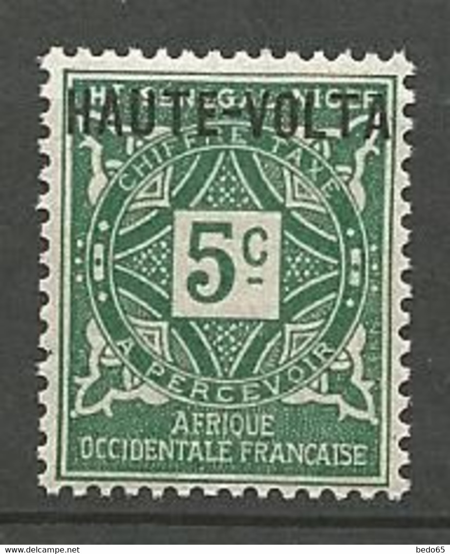 HAUT-VOLTA TAXE N° 1 NEUF** LUXE SANS CHARNIERE  / MNH - Timbres-taxe