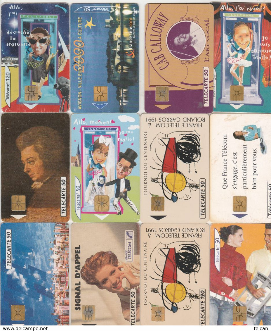 COLLECTION DE 500 CARTES PUBLIQUES FRANCAISES DIFFERENTES TBE  1987.2009  42 Scans - 2014-...