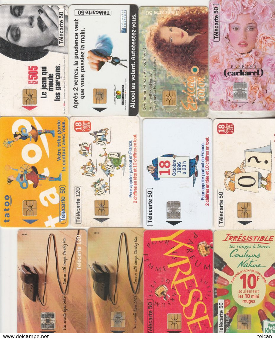 COLLECTION DE 500 CARTES PUBLIQUES FRANCAISES DIFFERENTES TBE  1987.2009  42 scans