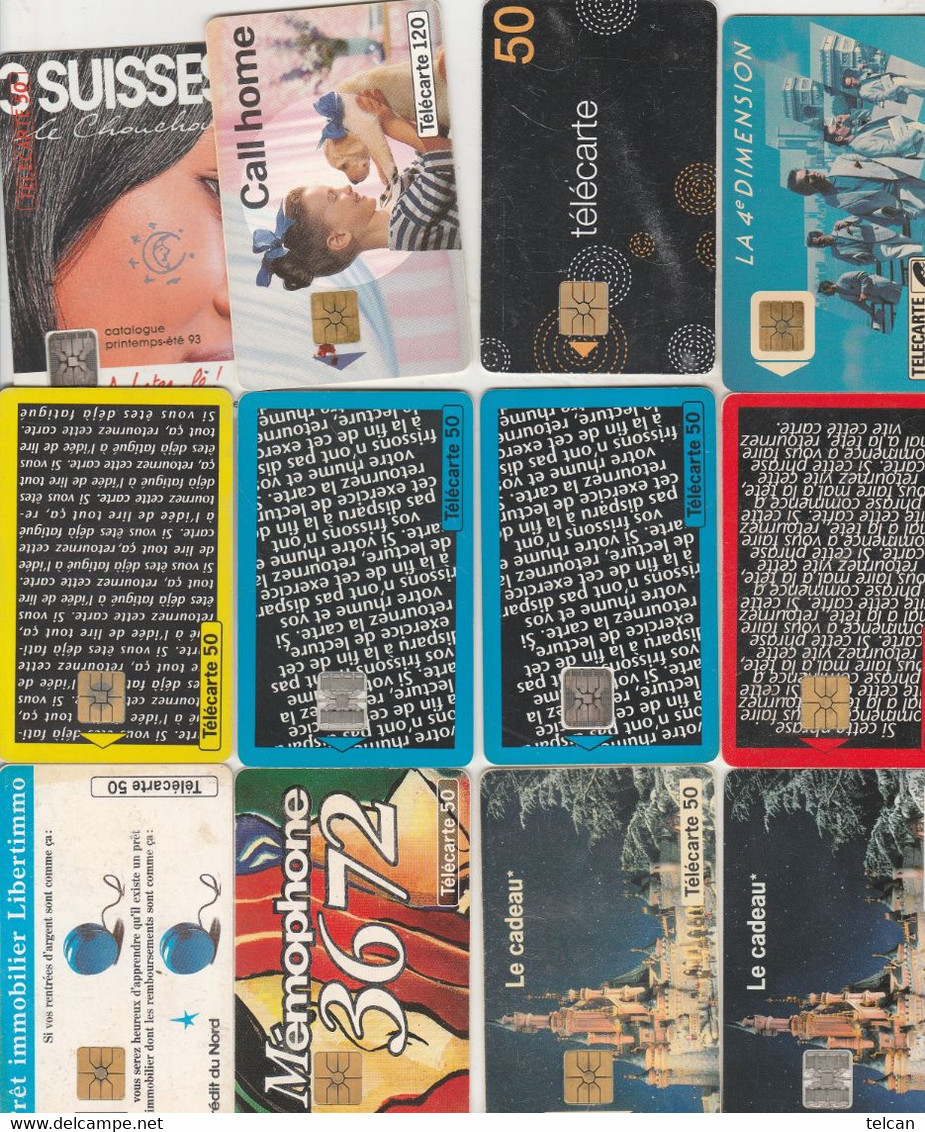 COLLECTION DE 500 CARTES PUBLIQUES FRANCAISES DIFFERENTES TBE  1987.2009  42 scans