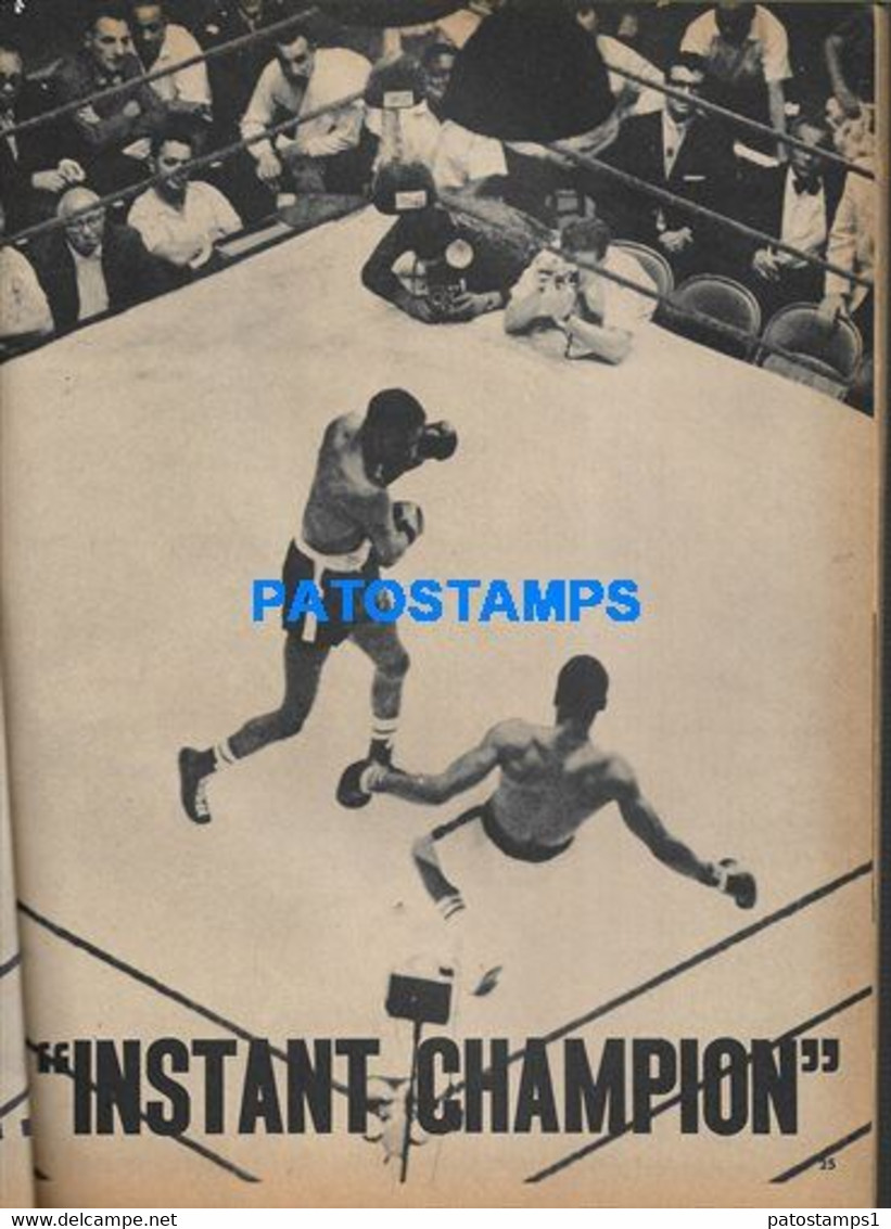 174364 SPORTS BOX REVISTA MAGAZINE BOXING & WRESTLING EMILE GRIFFITH JOHNNY VALENTINE YEAR 1962 VOL 2 Nº 3 NO POSTCARD - Autres & Non Classés