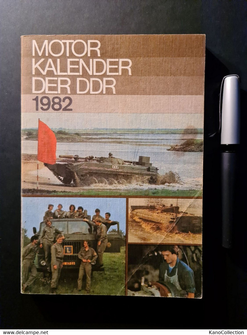 Motor Kalender Der DDR – 1982, 239 Seiten, Militärverlag Der Deutschen Demokratischen Republik - Duits