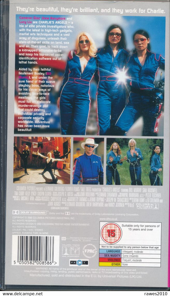 Video : Charlie`s Angels Mit Cameron Diaz, Drew Barrymore Und Lucy Liu 2000 - Action & Abenteuer