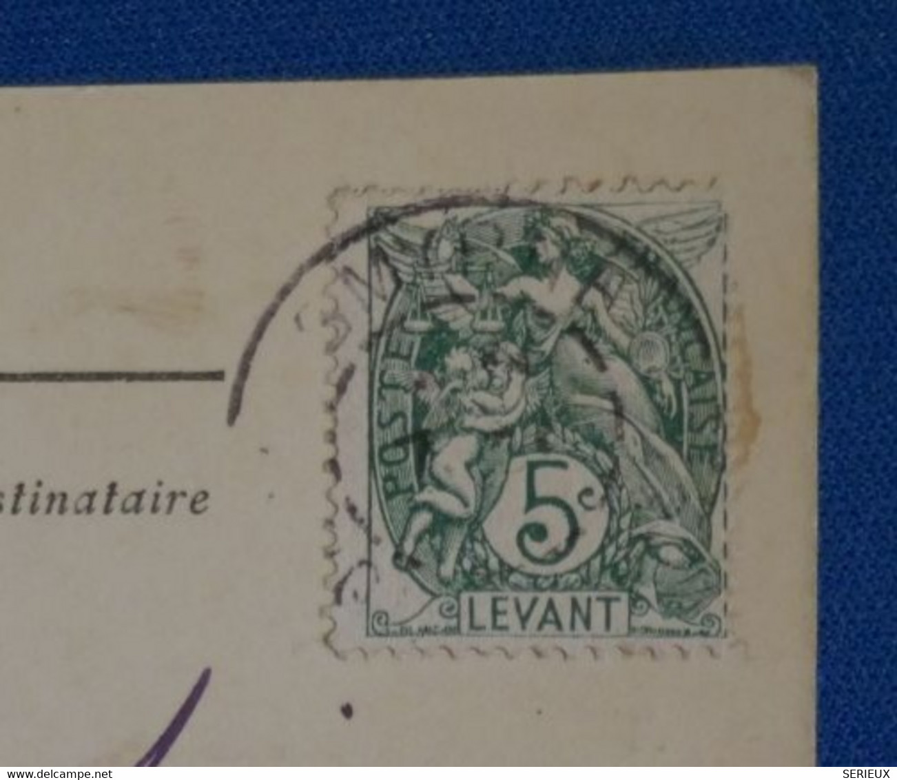 N18 EGYPTE LEVANT BELLE CARTE  1913 ALEXANDRIE POUR HANOI FRANCE +LA MOSQUEE++ PAIRE DE T.P + AFFRANCH INTERESSANT - Briefe U. Dokumente