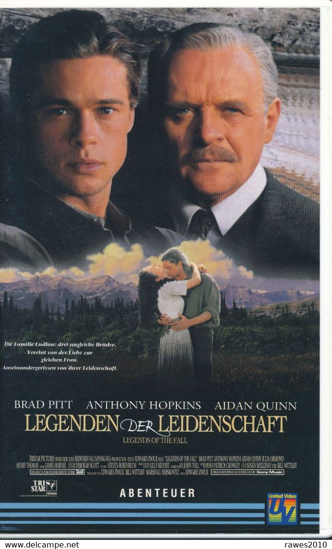 Video : Legenden Der Leidenschaft Mit Brad Pitt, Anthony Hopkins Und Aidan Quinn - Action & Abenteuer