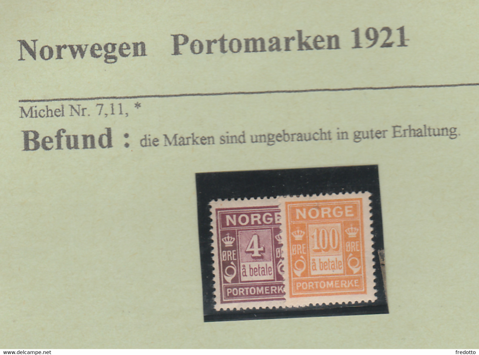 Norwegen-Briefmarken-ungebraucht * - Unused Stamps