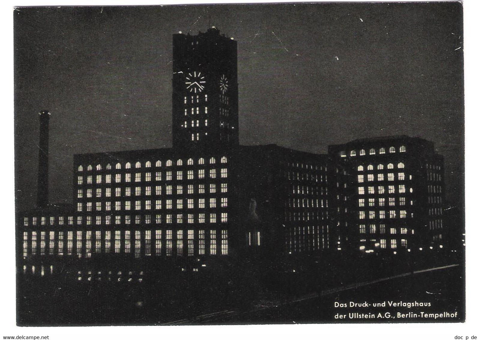 Berlin Tempelhof - Druck Und Verlagshaus Ullstein AG - Tempelhof