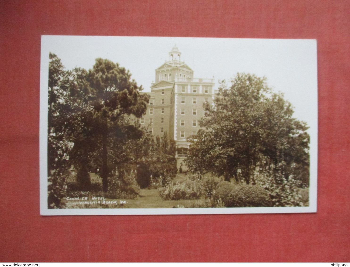 RPPC Cavalier Hotel.  Virginia Beach  Virginia > Virginia Beach    Ref  5285 - Virginia Beach