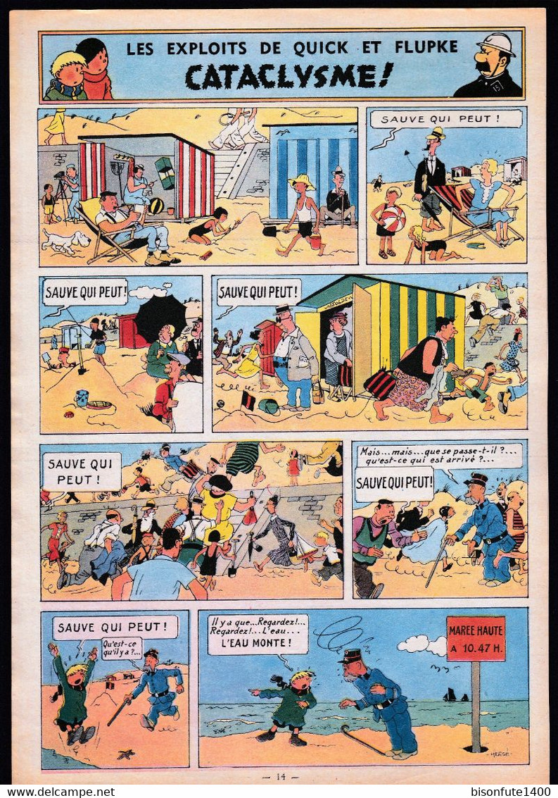 TINTIN - Hergé : Les Aventures De Quick Et Flupke Couleur Datant De 1952 Et Paru Dans Le Journal TINTIN. - Quick Et Flupke