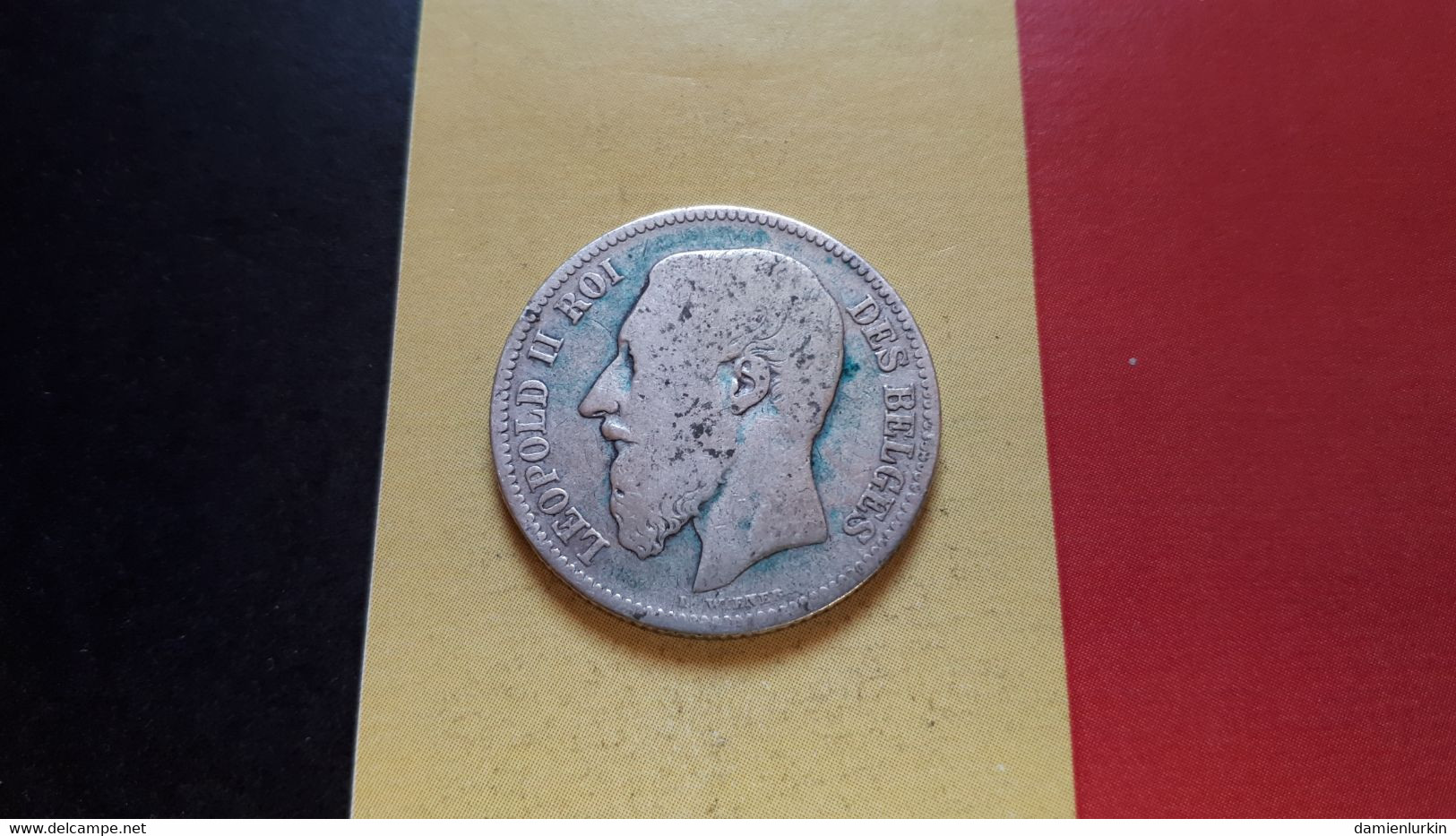 BELGIQUE LEOPOLD II 2 FRANCS 1866 AVEC CROIX ARGENT - 2 Francs