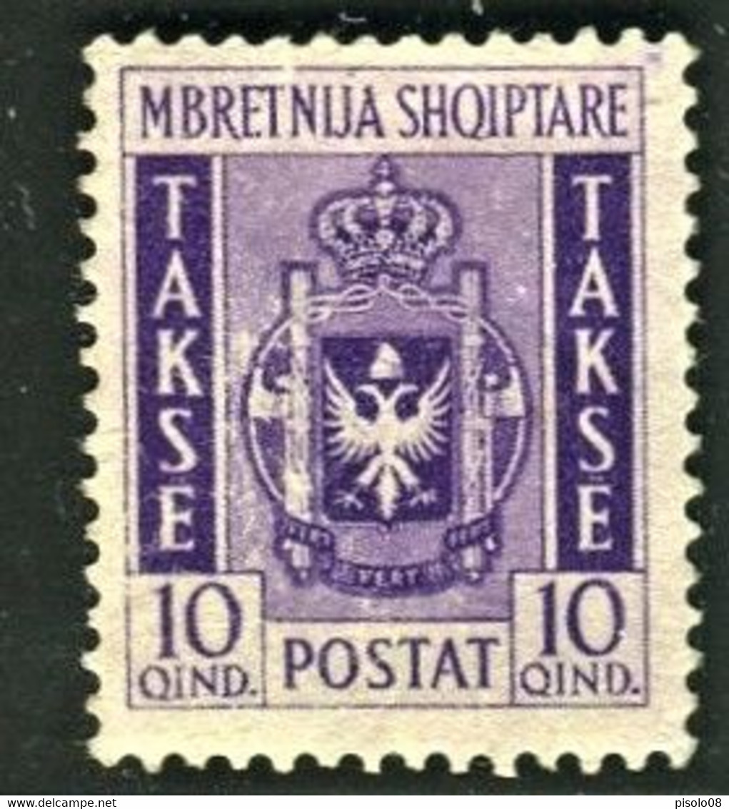 ALBANIA 1940 SEGNATASSE  10 Q. ** MNH - Albania