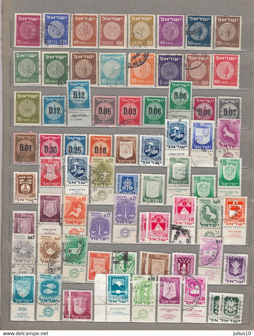 ISRAEL Used(o) Stamps About 250 (few Palestine) #31671 - Collections, Lots & Series