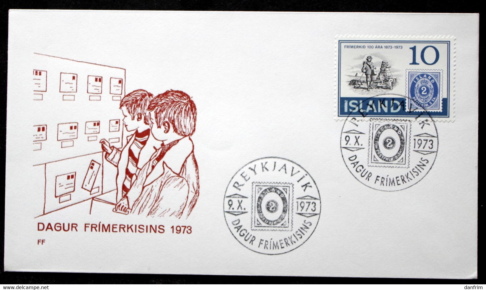 Iceland 1973  Special Cancel Cover  MiNr.473  ( Lot 6575 ) - Lettres & Documents