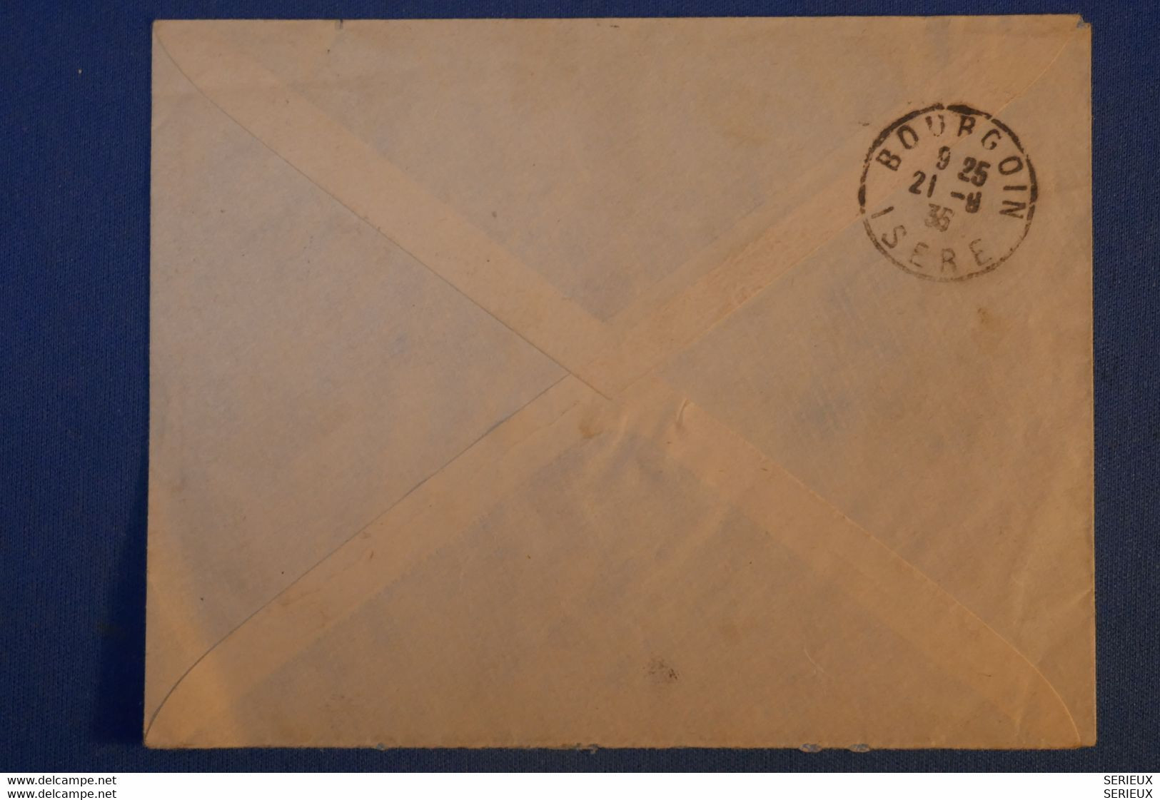 G15 NIGER BELLE LETTRE 1935 ZINDER POUR BOURGOIN FRANCE+ SURCHARGES+ AFRANCHISSEMENT PLAISANT - Covers & Documents