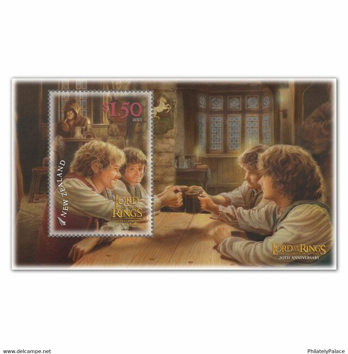 2021 NEW *** New Zealand The Lord of the Rings: The Fellowship of the Ring 20th Anniversary LOTR Set of Mint 6v MNH (**)