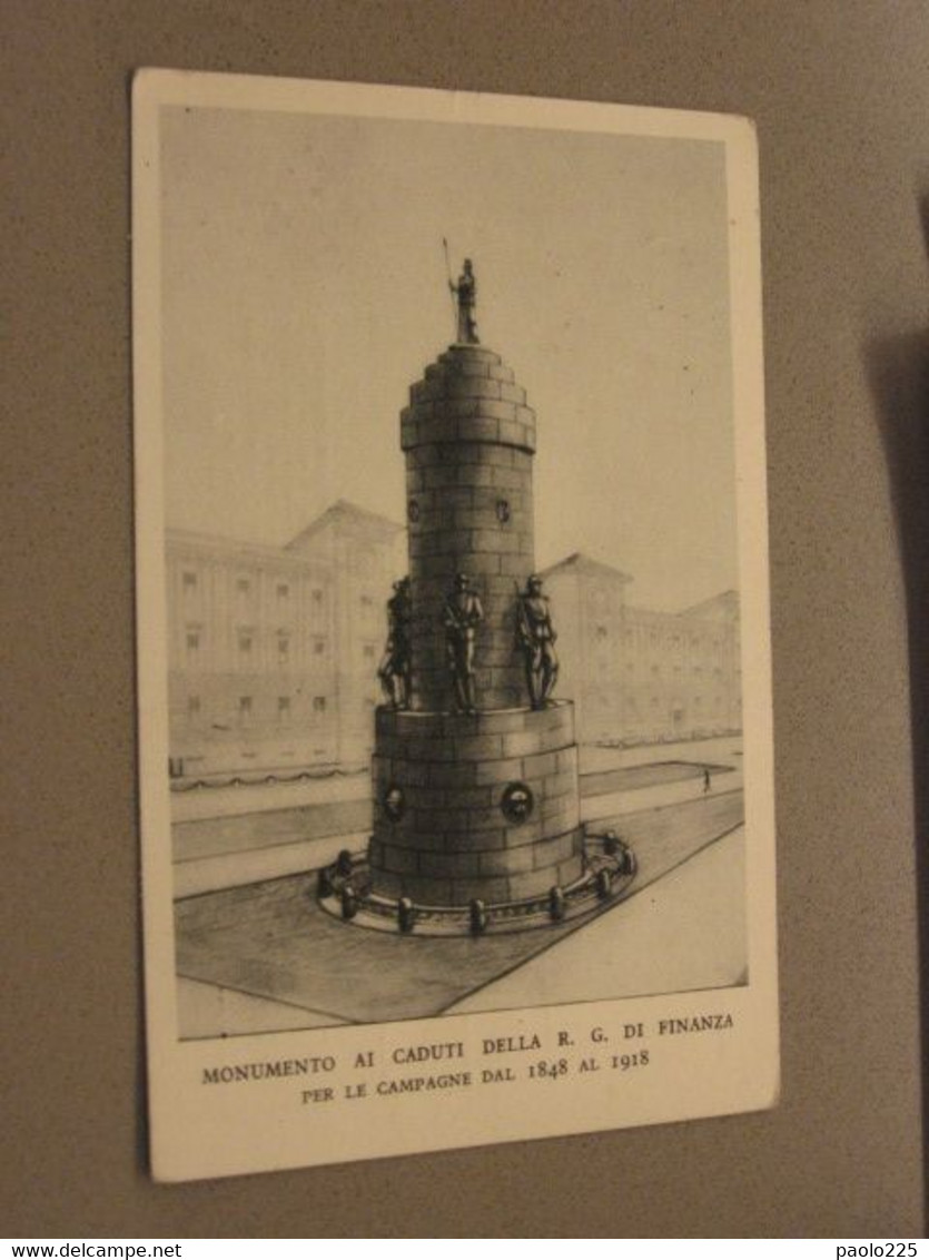 SESTO SAN GIOVANNI 1931 - MONUMENTO GUARDIA DI FINANZA  BN VG   PICCOLA PARTICOLARE DA VEDERE - Sesto San Giovanni