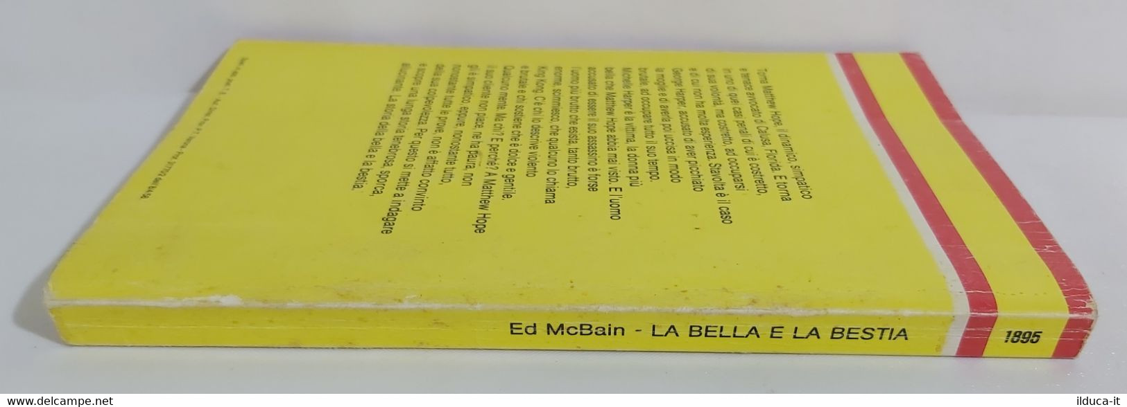 I101694 Ed McBain - La Bella E La Bestia - Giallo Mondadori N.1895 - Policiers Et Thrillers