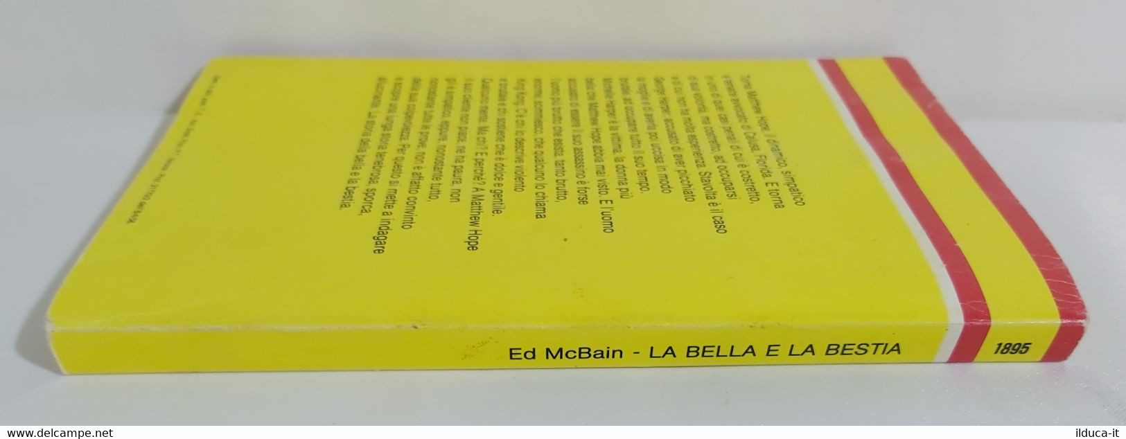 I101691 Ed McBain - La Bella E La Bestia - Giallo Mondadori N.1895 - Thrillers