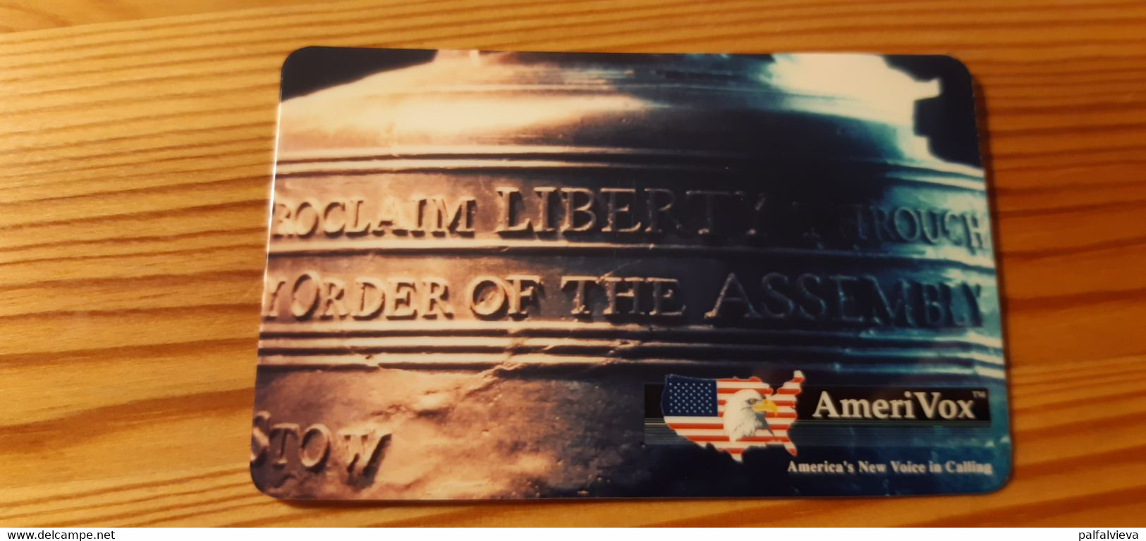 Prepaid Phonecard USA - AmeriVox - Liberty Bell - Amerivox